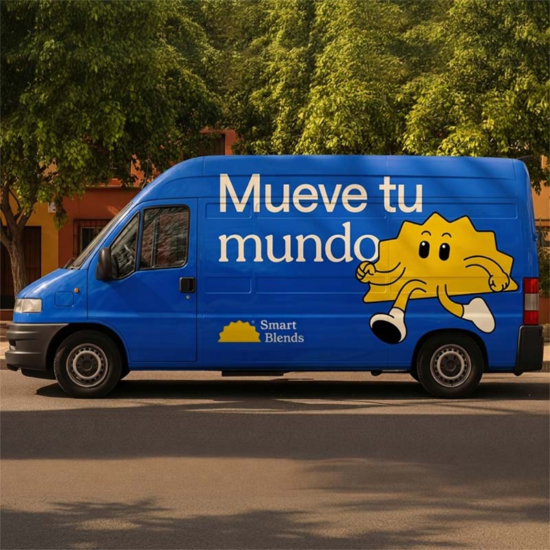 Caso de estudio de branding, diseño de empaques y dirección de arte para Smart Blends por BSM